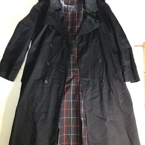 Burberry Woman Navy Blue Trench Coat